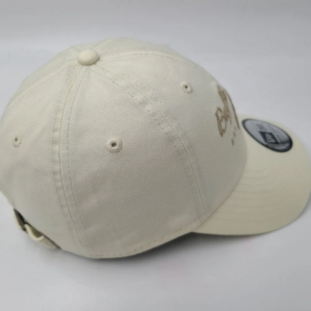 Women Buffalo Bills Hat Strapback New Era Cream Beige NFL Casual Classic Cotton